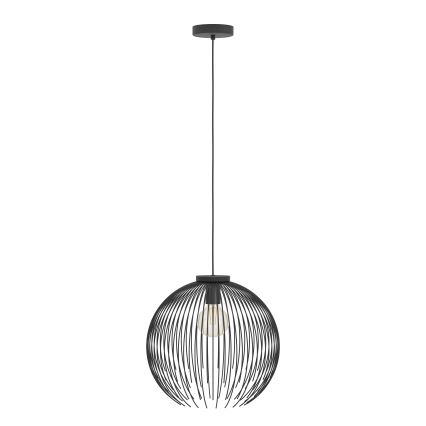 Eglo - Candeeiro suspenso 1xE27/40W/230V preto