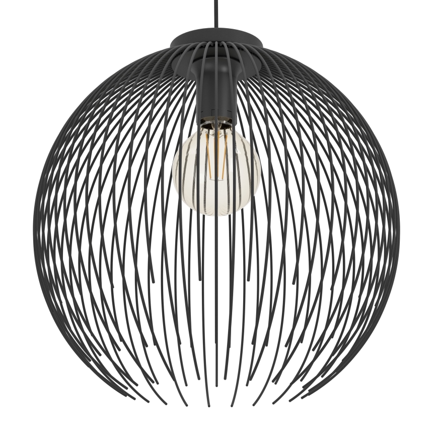 Eglo - Candeeiro suspenso 1xE27/40W/230V preto