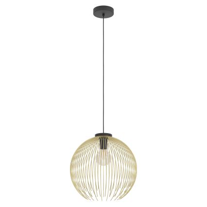 Eglo - Candeeiro suspenso 1xE27/40W/230V dourado