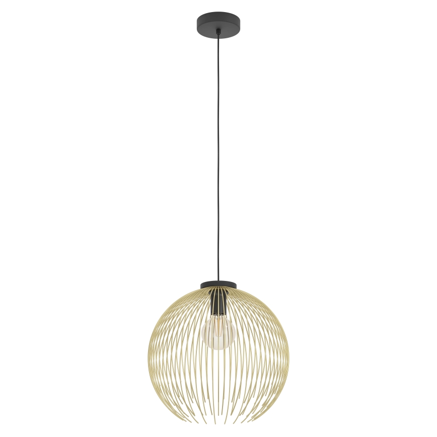 Eglo - Candeeiro suspenso 1xE27/40W/230V dourado