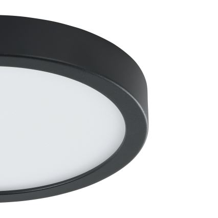 Eglo - Iluminação de teto LED com sensor LED/17W/230V 3000K preto