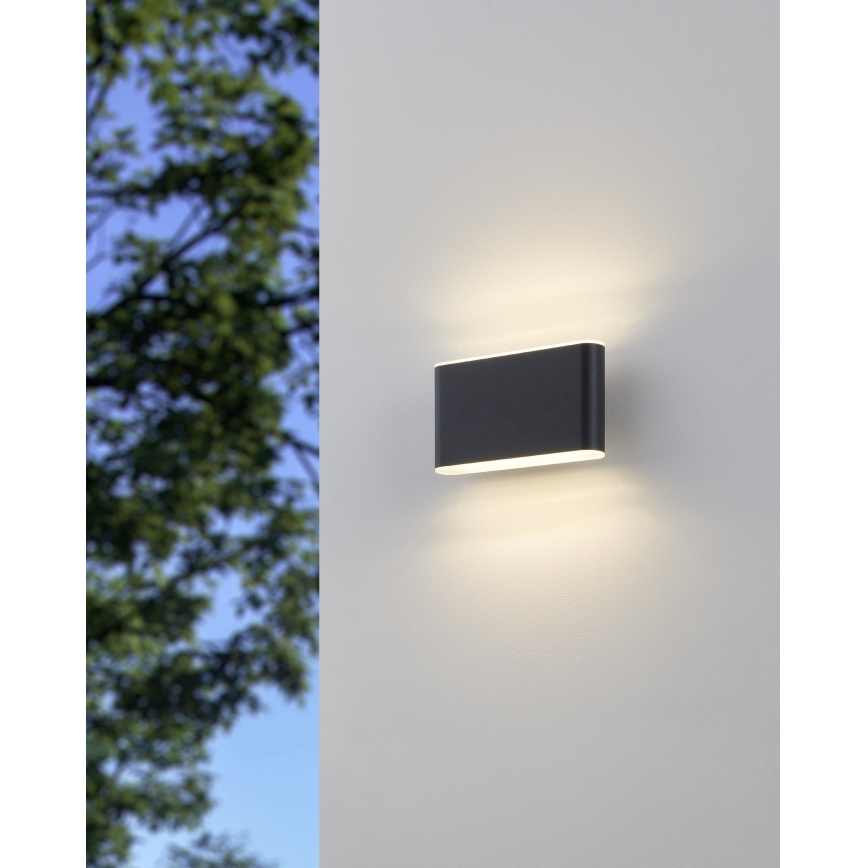 Eglo - Iluminação de parede exterior LED 2xLED/5,8W/230V IP65
