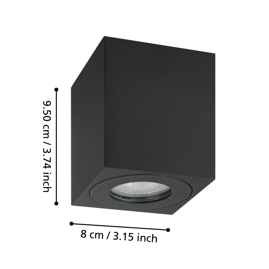 Eglo - Foco exterior 1xGU10/5W/230V 8x8cm IP44