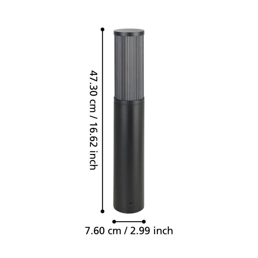 Eglo - Candeeiro exterior 1xE27/15W/230V 46,5 cm IP54