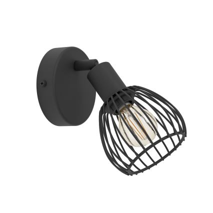 Eglo - Iluminação de parede 1xE14/40W/230V preto