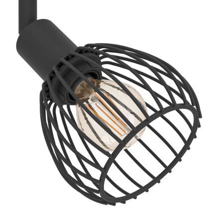Eglo - Foco 2xE14/40W/230V preto