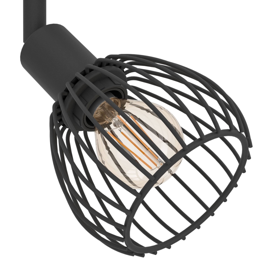 Eglo - Foco 2xE14/40W/230V preto