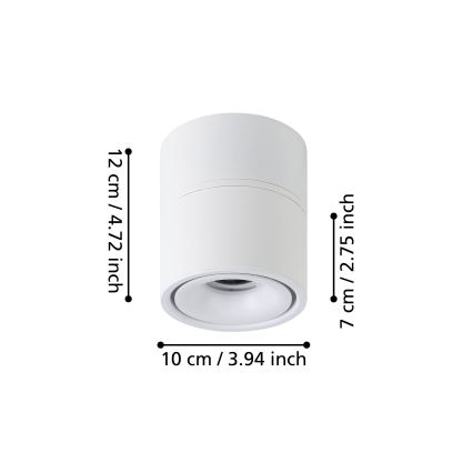 Eglo - Foco LED LED/8W/230V 3000K branco