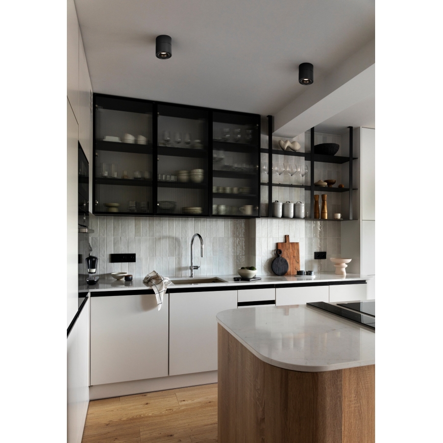 Eglo - Foco LED LED/8W/230V 3000K preto