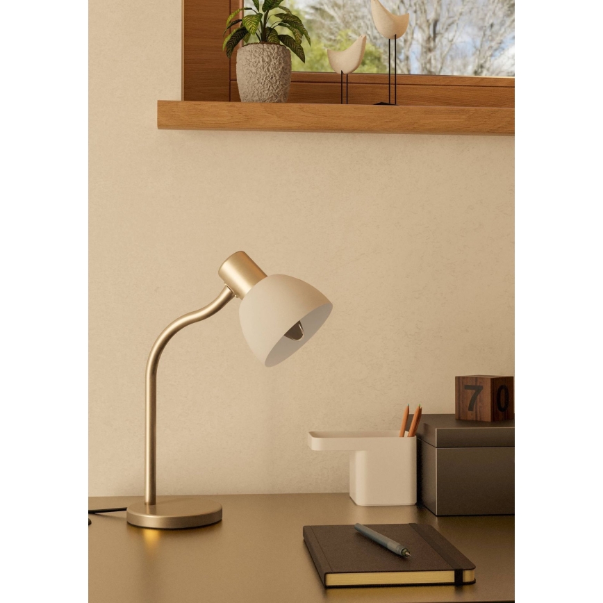 Eglo - Candeeiro de mesa 1xE14/25W/230V cromado mate