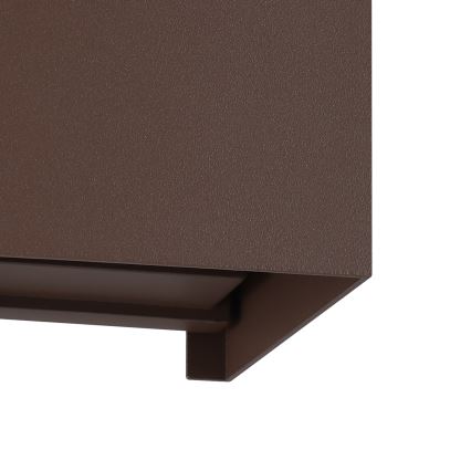 Eglo - Iluminação de parede exterior LED 2xLED/2,8W/230V IP54 castanho