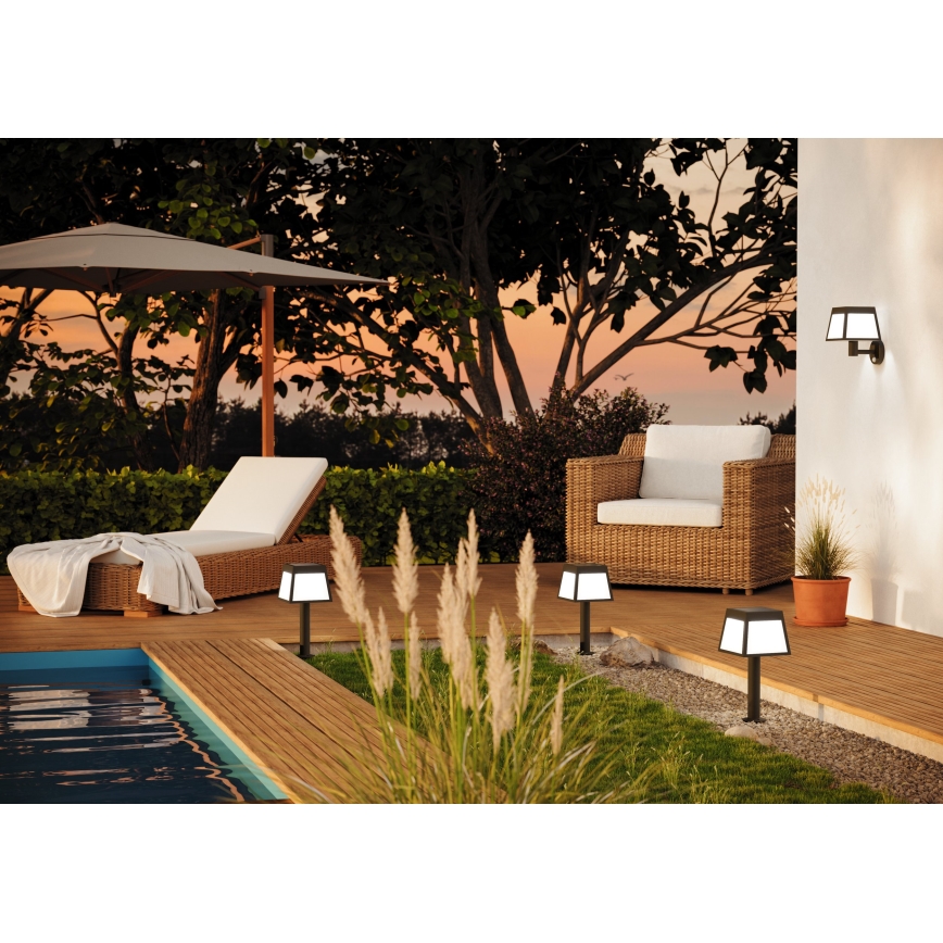Eglo - Iluminação solar LED com sensor LED/7,5W/3,7V 56cm IP44