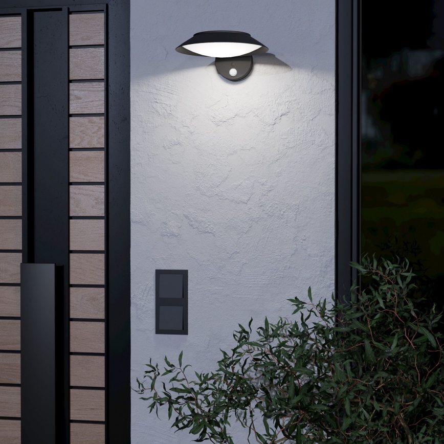 Eglo - Iluminação solar de parede LED com sensor LED/7W/3,7V 2200 mAh IP44