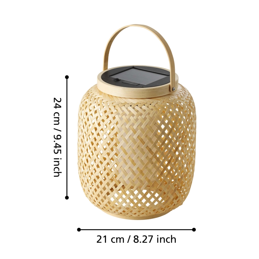 Eglo - Candeeiro de mesa LED solar LED/3,3W/3,7V 1800 mAh IP44