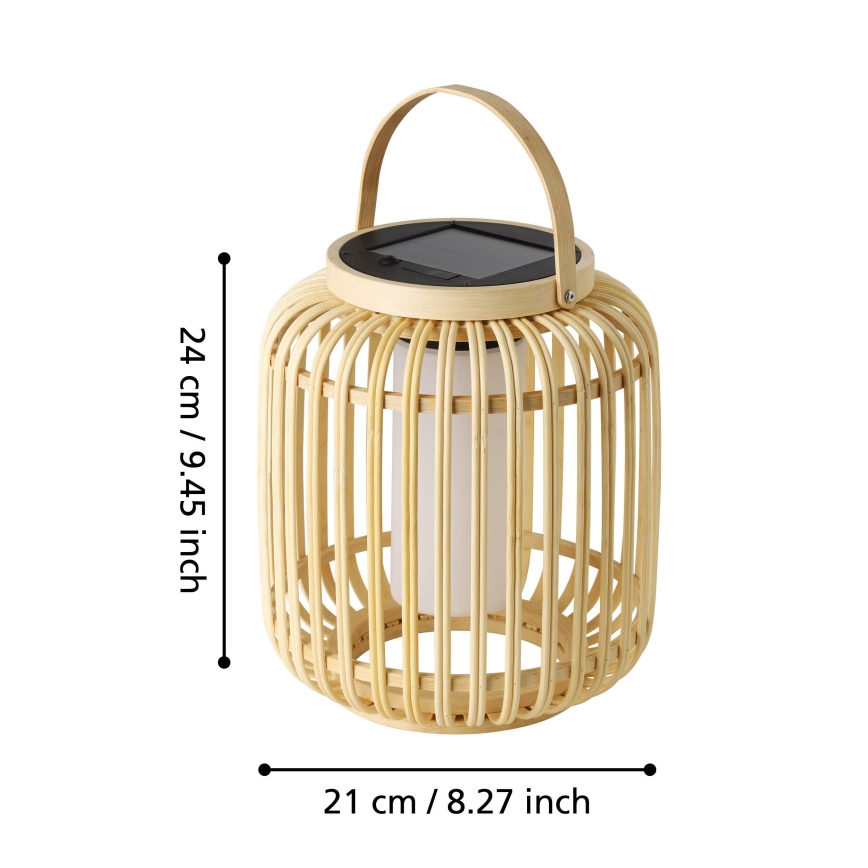 Eglo - Candeeiro de mesa LED solar LED/3,3W/3,7V 1800 mAh IP44