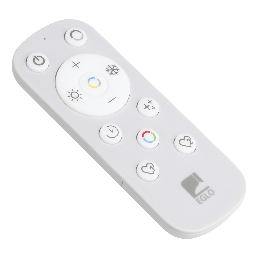 Eglo - Iluminação de teto LED RGBW com regulação LED/17W/230V 2700-6500K branco + comando