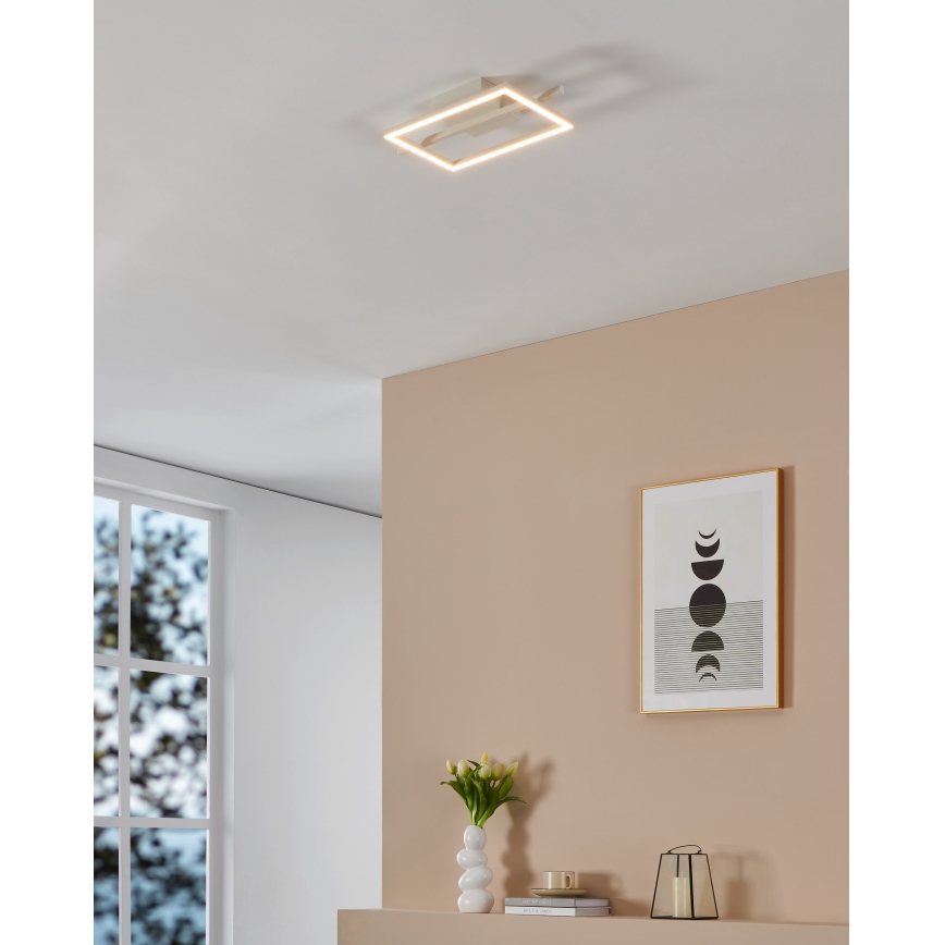 Eglo - Iluminação de teto LED RGBW com regulação LED/17W/230V 2700-6500K branco + comando