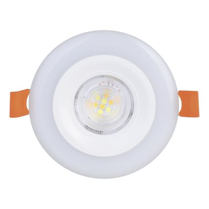 Eglo - CONJUNTO 3x Focos de encastrar LED RGBW para casa de banho com regulação 3xLED/3,8W/230V 2700-6500K IP44 + comando