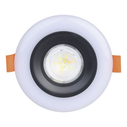 Eglo - CONJUNTO 3x Focos de encastrar LED RGBW para casa de banho com regulação 3xLED/3,8W/230V 2700-6500K IP44 + comando