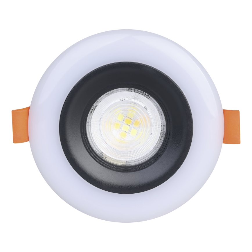Eglo - CONJUNTO 3x Focos de encastrar LED RGBW para casa de banho com regulação 3xLED/3,8W/230V 2700-6500K IP44 + comando