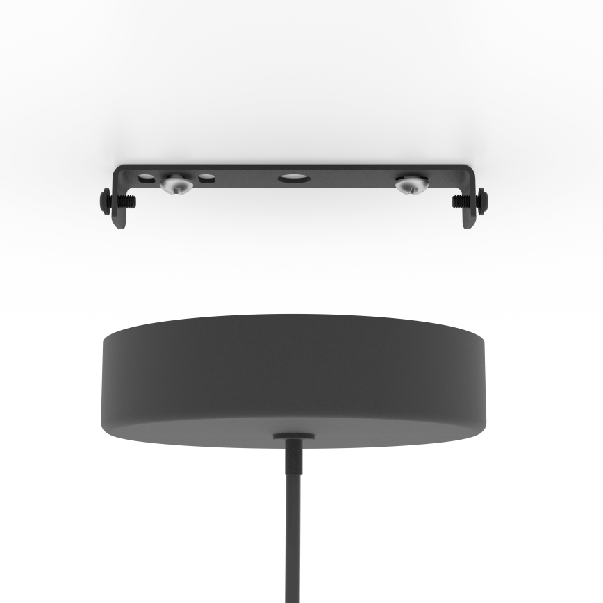 Eglo - LED RGBW Candeeiro suspenso com regulação LED/3,7W/230V 2700-6500K preto