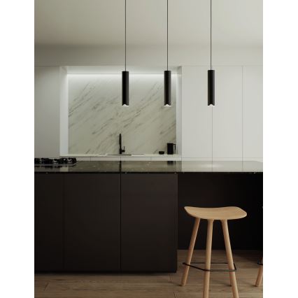 Eglo - LED RGBW Candeeiro suspenso com regulação 3xLED/3,7W/230V 2700-6500K preto