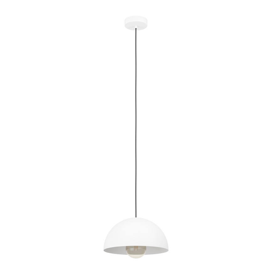 Eglo - Candeeiro suspenso 1xE27/40W/230V diâmetro 30 cm branco