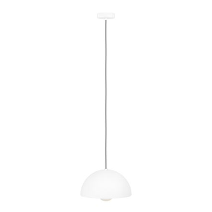Eglo - Candeeiro suspenso 1xE27/40W/230V diâmetro 30 cm branco