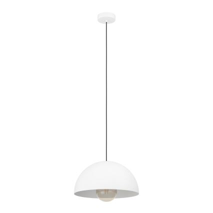 Eglo - Candeeiro suspenso 1xE27/40W/230V diâmetro 38 cm branco