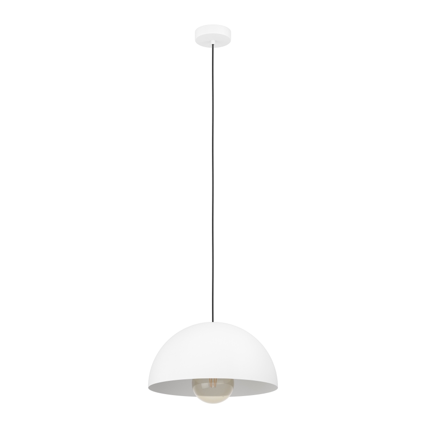 Eglo - Candeeiro suspenso 1xE27/40W/230V diâmetro 38 cm branco