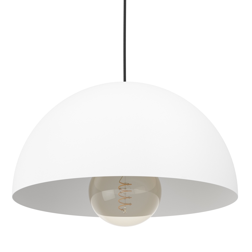 Eglo - Candeeiro suspenso 1xE27/40W/230V diâmetro 38 cm branco