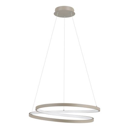 Eglo - Candeeiro suspenso LED LED/36W/230V 3000K bege