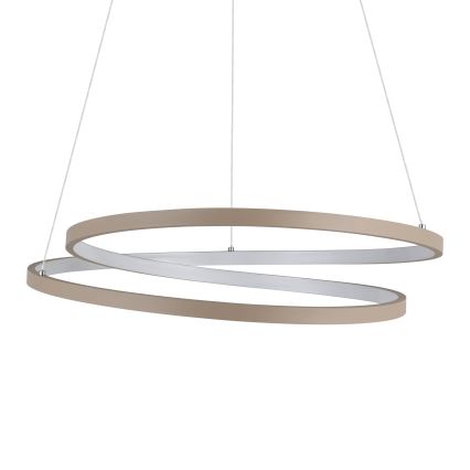 Eglo - Candeeiro suspenso LED LED/36W/230V 3000K bege