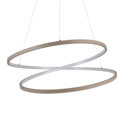 Eglo - Candeeiro suspenso LED LED/42W/230V 3000K bege