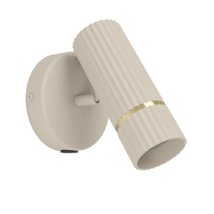 Eglo - Iluminação de parede LED 1xGU10/5W/230V 3000K bege
