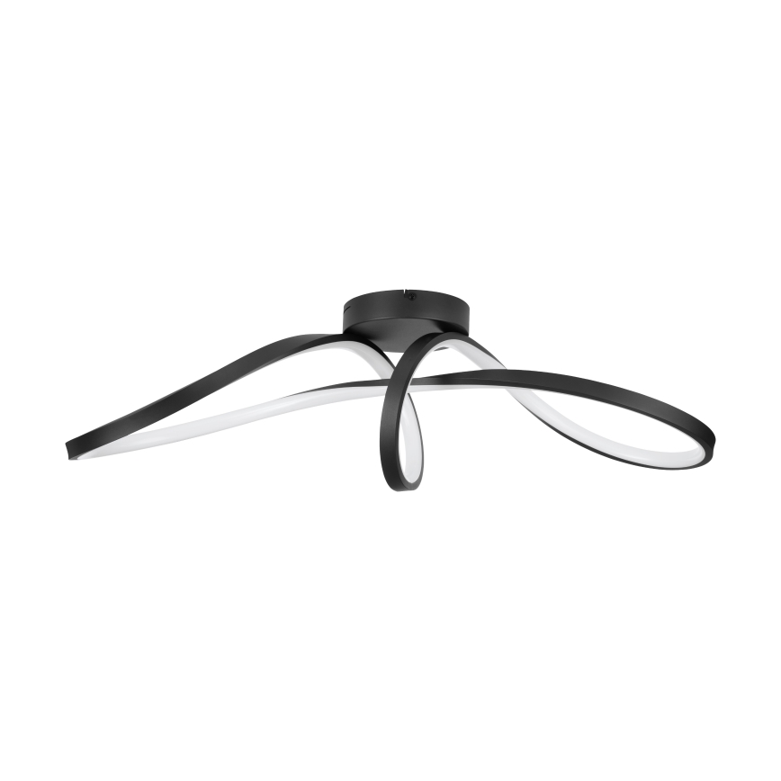 Eglo - Iluminação de teto LED RGBW com regulação LED/22W/230V 2700-6500K preto
