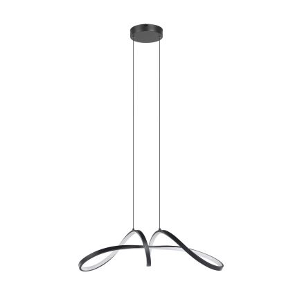 Eglo - Candeeiro suspenso LED RGBW com regulação LED/22W/230V 2700-6500K preto