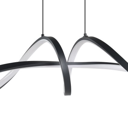 Eglo - Candeeiro suspenso LED RGBW com regulação LED/22W/230V 2700-6500K preto