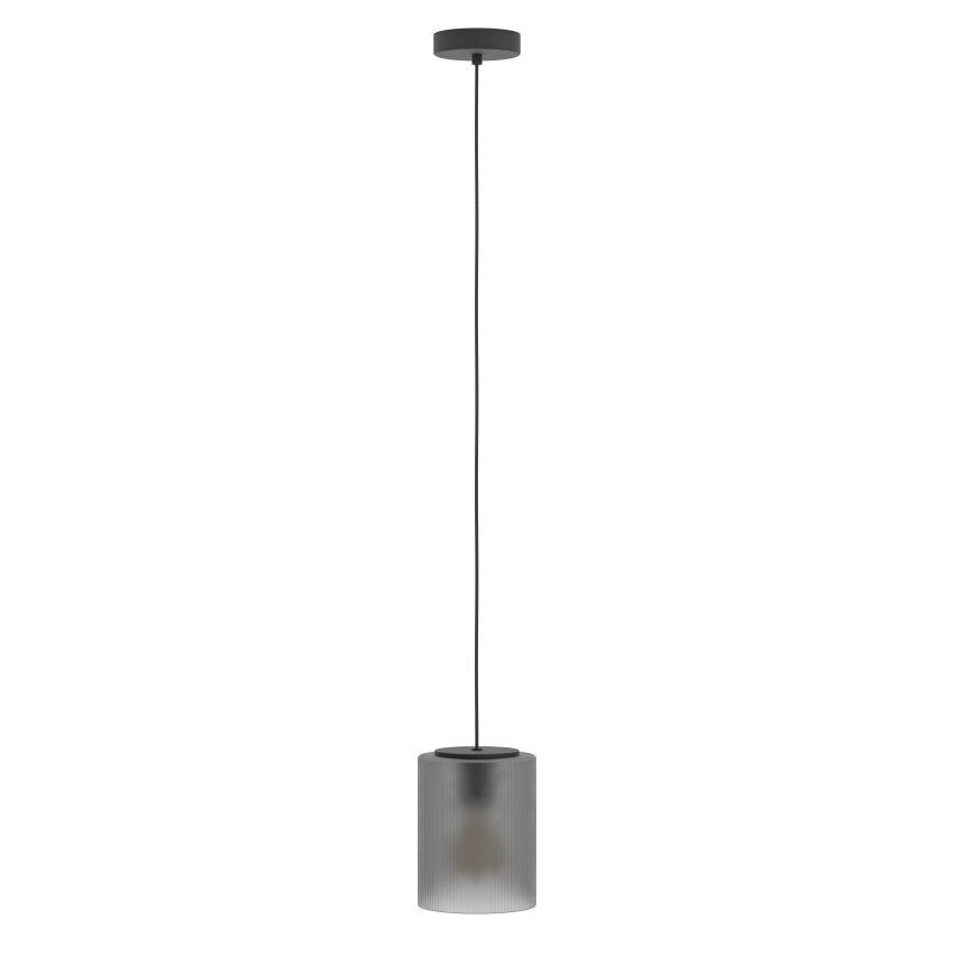 Eglo - Candeeiro suspenso 1xE27/40W/230V cinzento