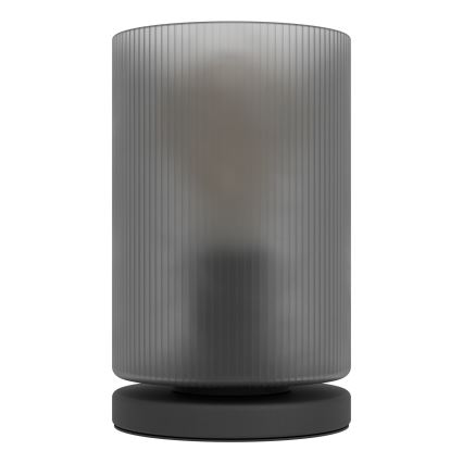 Eglo - Candeeiro de mesa 1xE27/40W/230V cinzento