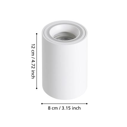 Eglo - Foco LED RGBW com regulação LED/4,9W/230V 2700-6500K branco