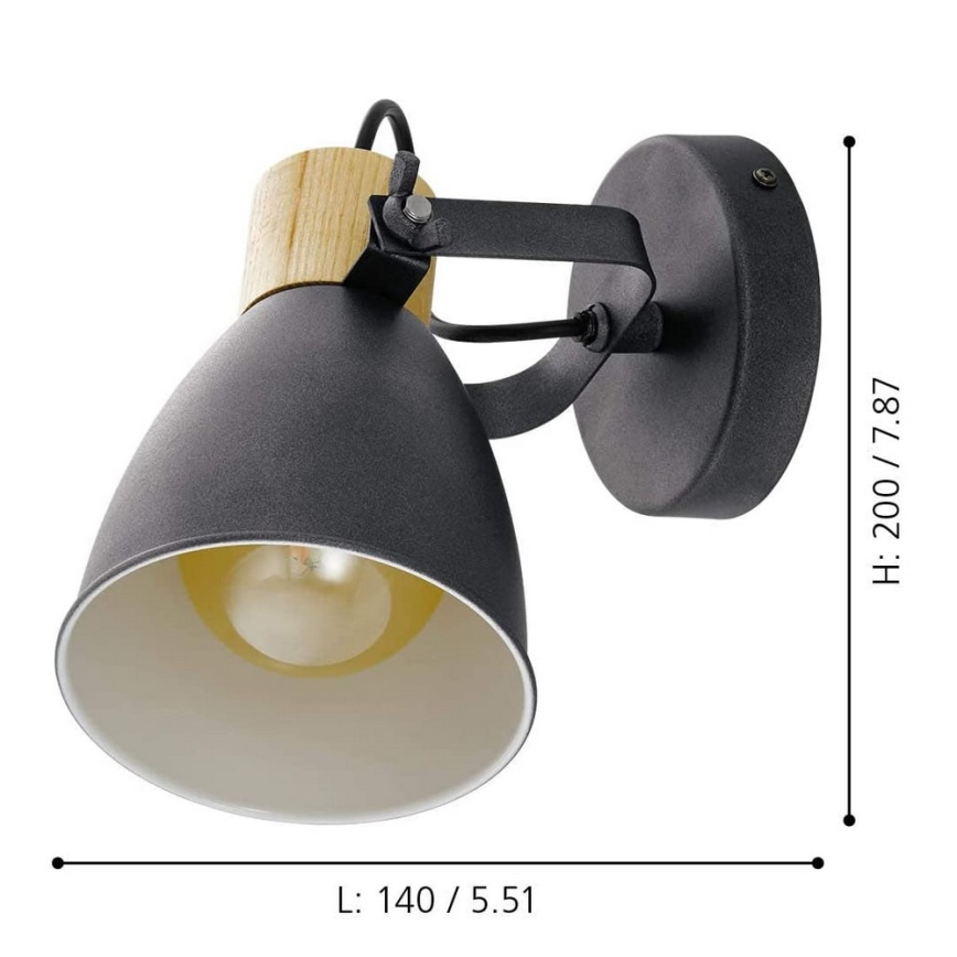 Eglo - Foco 1xE27/25W/230V - FSC certificado