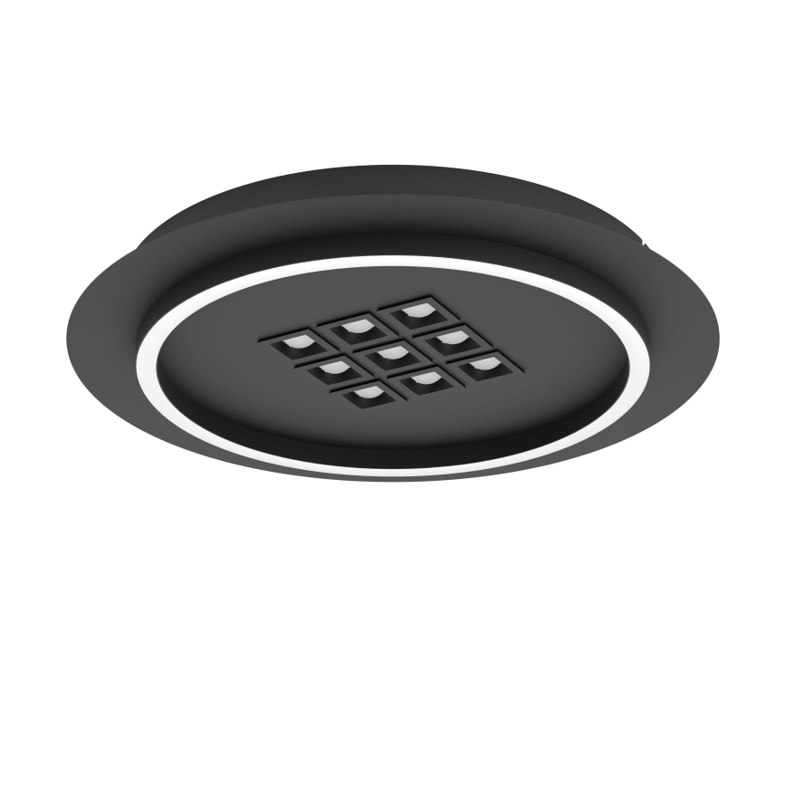 Eglo - Iluminação de teto LED com regulação LED/21,4W/230V 2700-6500K preto + comando
