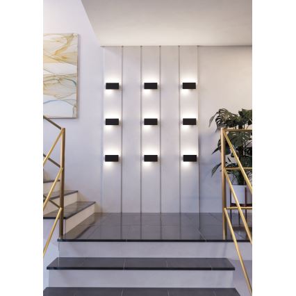 Eglo - Iluminação de parede LED LED/6W/230V 3000K preto