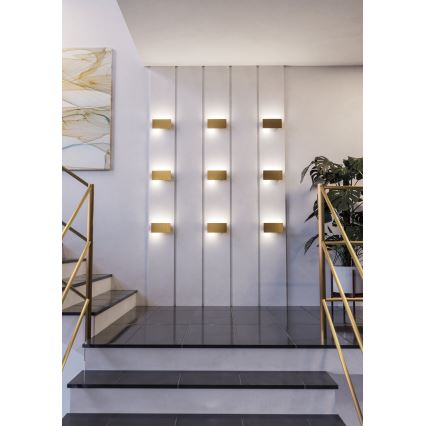 Eglo - Iluminação de parede LED LED/6W/230V 3000K dourado