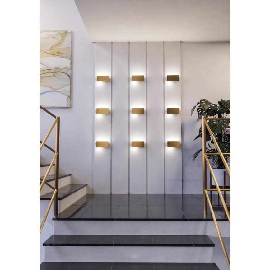 Eglo - Iluminação de parede LED LED/6W/230V 3000K dourado