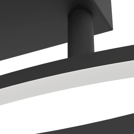 Eglo - Iluminação de teto LED LED/12W/230V 4000K preto