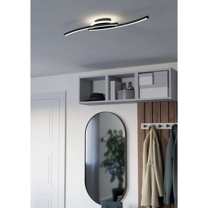 Eglo - Iluminação de teto LED LED/12W/230V 4000K preto