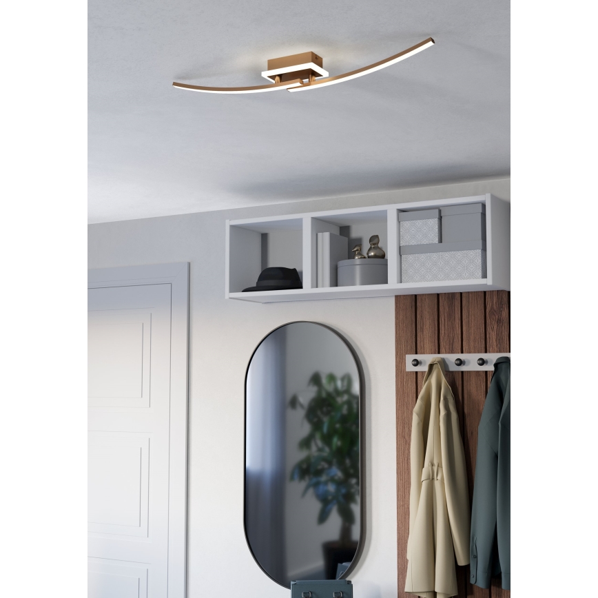 Eglo - Iluminação de teto LED LED/12W/230V 4000K cobre