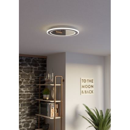 Eglo - Iluminação de teto LED com regulação LED/20W/230V 2700-6500K branco + comando